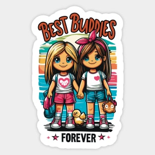 Best Buddies Forever Sticker